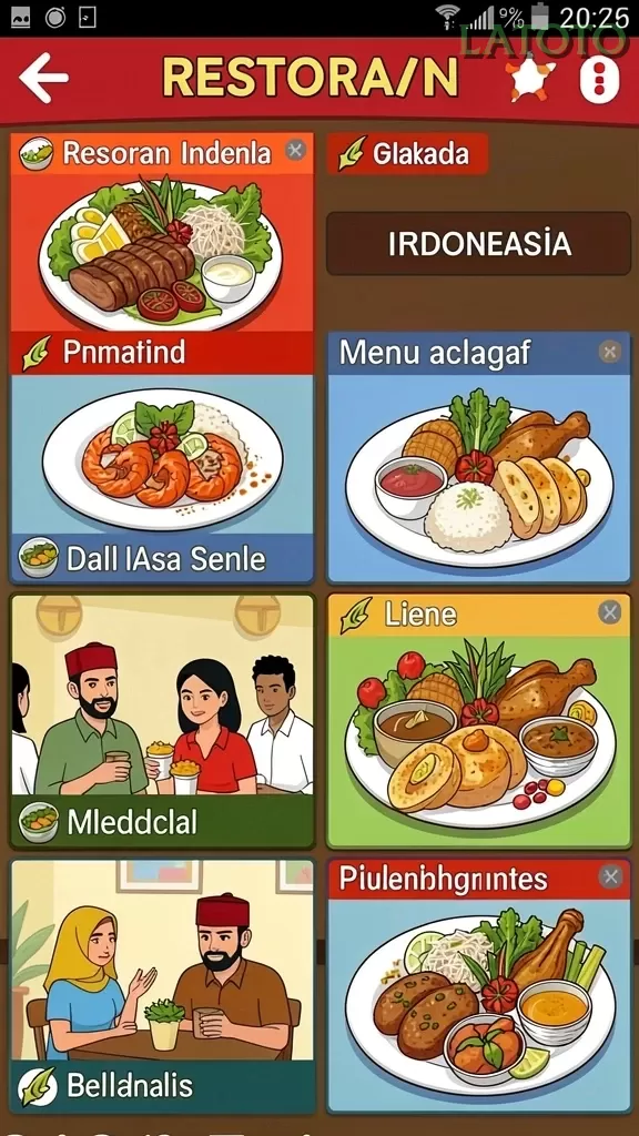 Cuplikan layar AYUWIN — menu navigasi