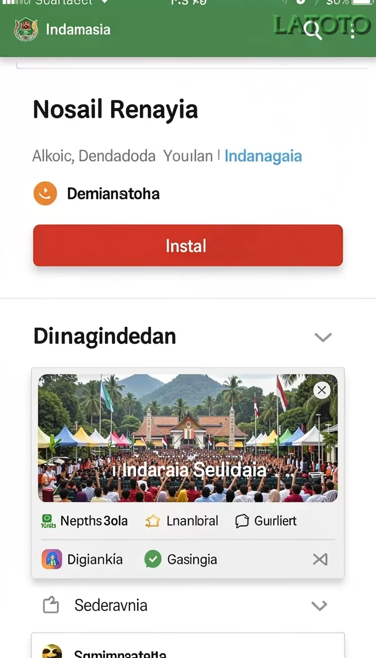Cuplikan layar RP66 — halaman utama
