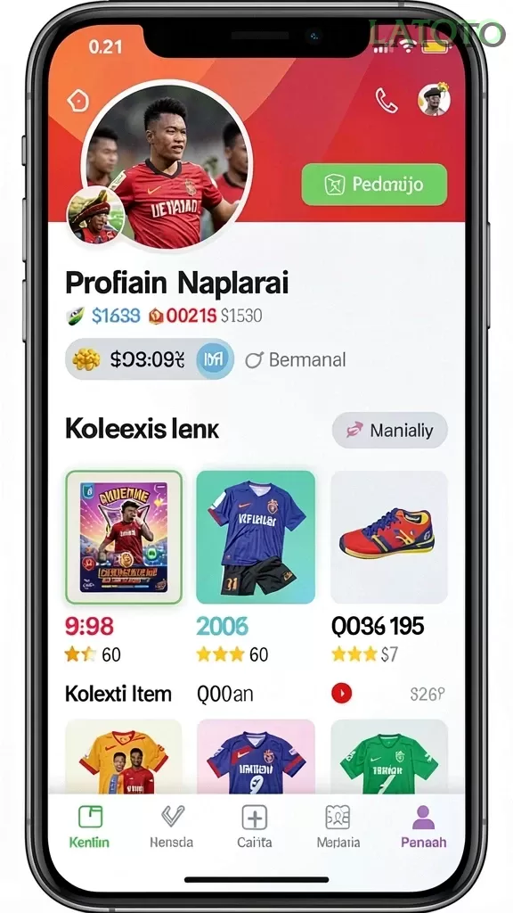 Cuplikan layar RP66 — menu navigasi